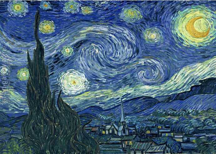 The Starry Night’ by Vincent van Gogh