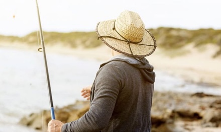 buying a fishing hat