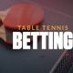 Live table tennis betting strategy