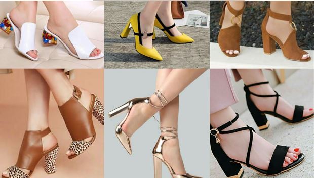 buy a dazzling pair of block heel sandals