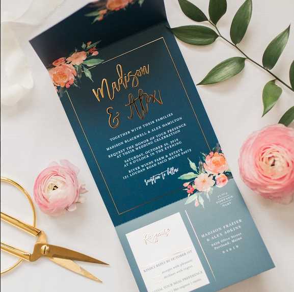 Fall-Winter Wedding Invitation