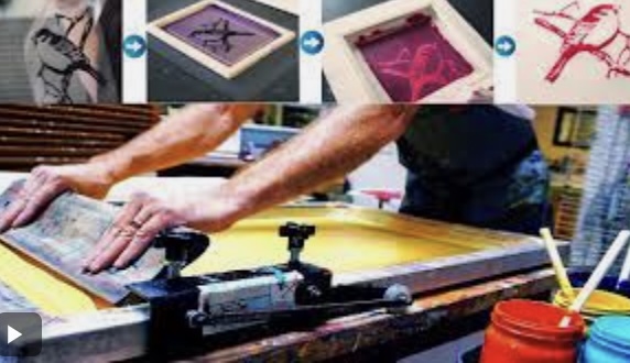 How does screen printing work?