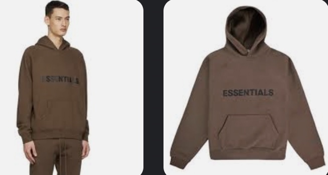 Brown Essentials Hoodie